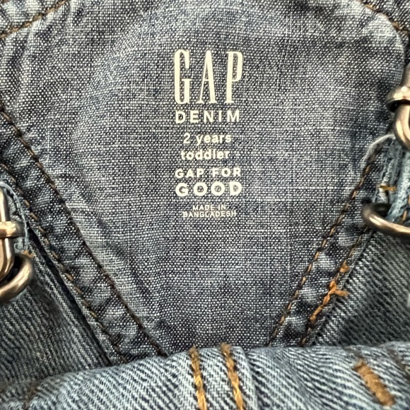 { Gap Denim Overalls } - Picture 3 of 3